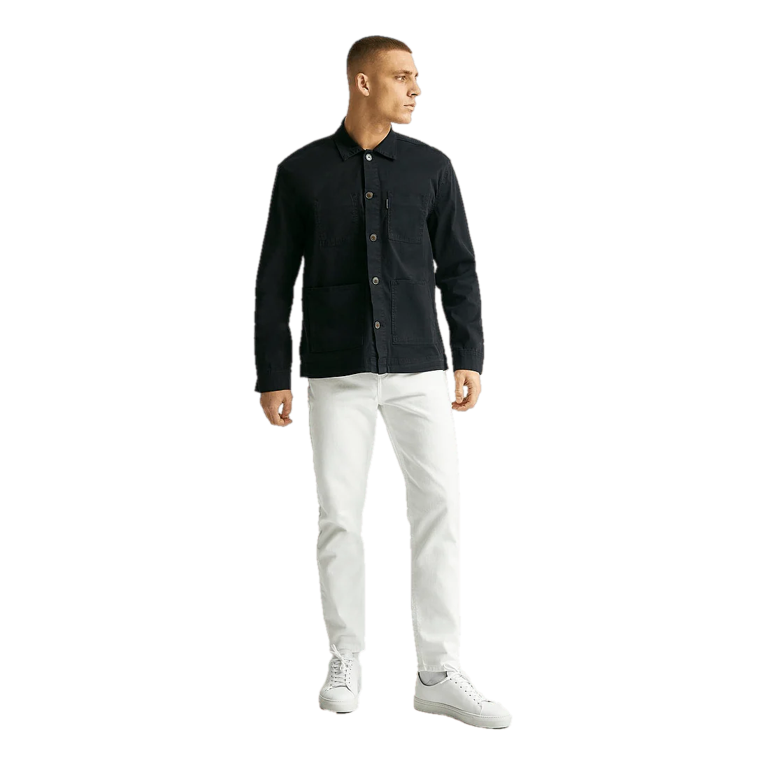 Studio Total Studio Total Regular Tapered Jeans Off - Image 4