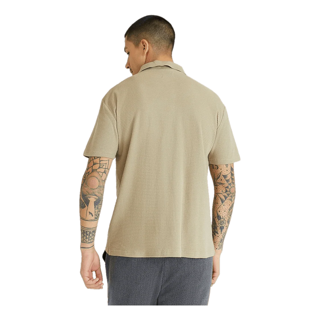 Studio Total Studio Total Structured Polo Shirt Khaki