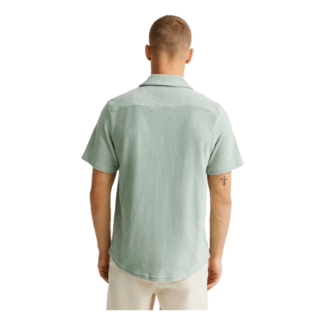 Studio Total Studio Total Terry Camp Shirt Dk Mint - Image 2