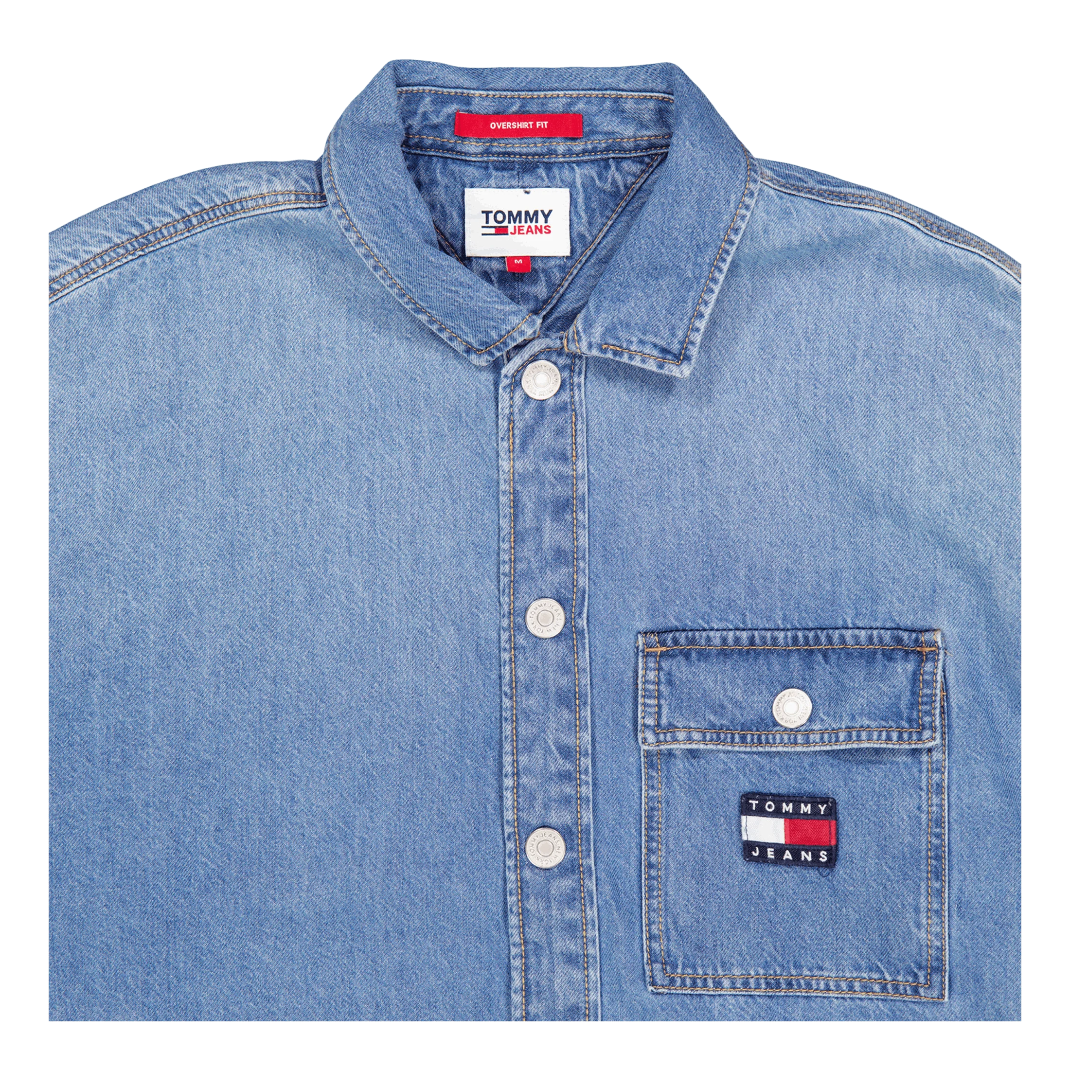 Tjm Classic Denim Overshirt 1a4 - Denim - Image 3
