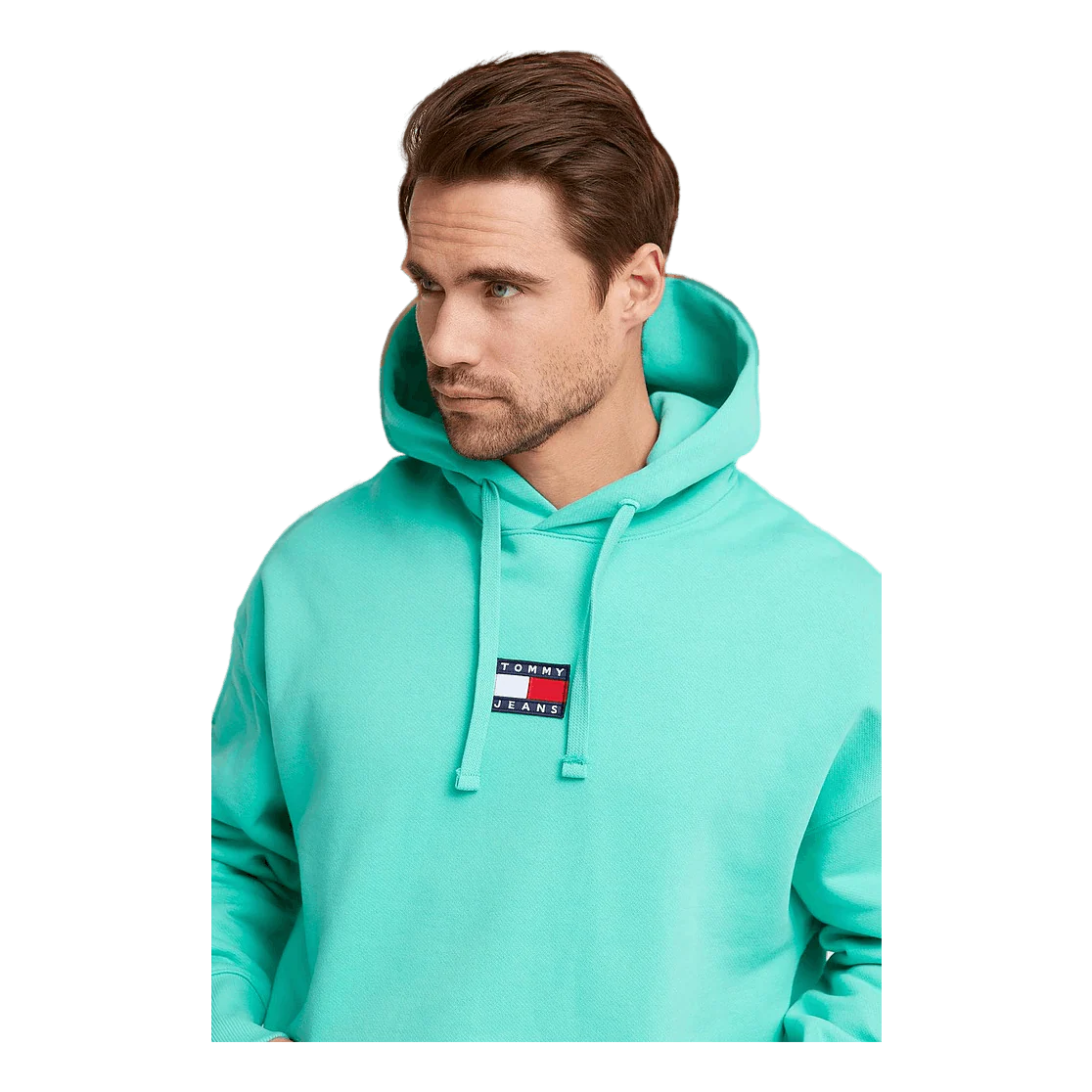 Tommy Hilfiger Tjm Tommy Badge Hoodie Tropic Palm - Image 4