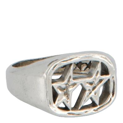 Framed Ring Silver