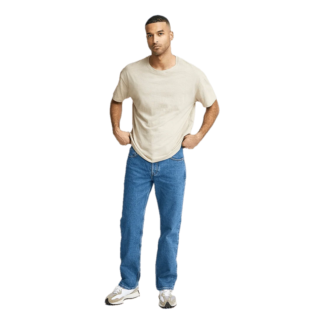 Boxy Tee Greige - Image 3