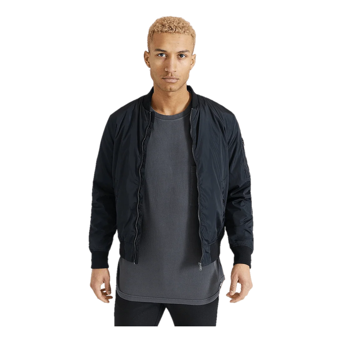 Padded Bomber Jacket - Image 4