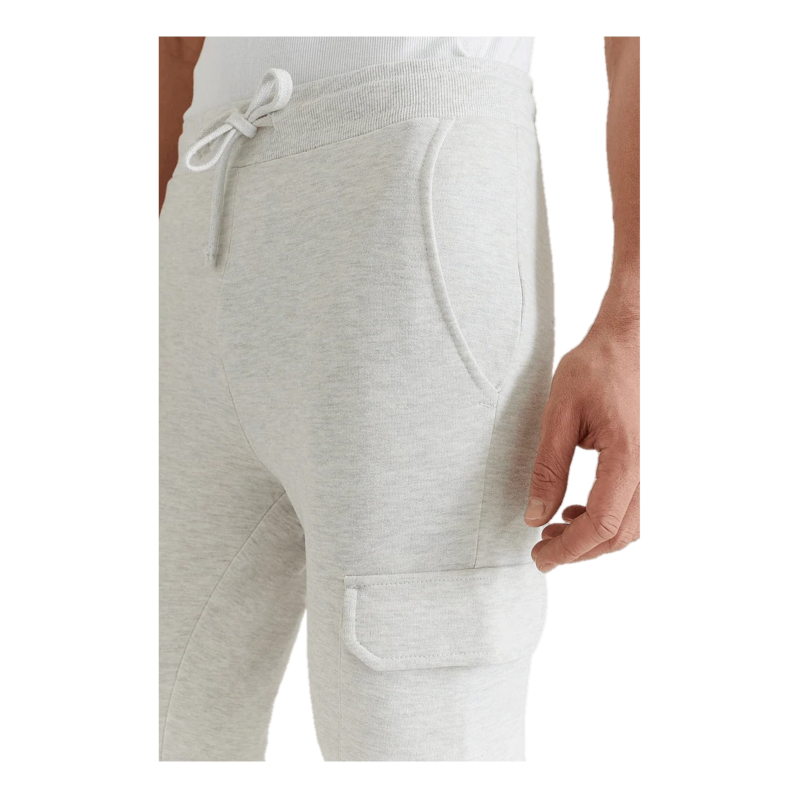 Skinny Cargo Sweatpants Lt - Image 3