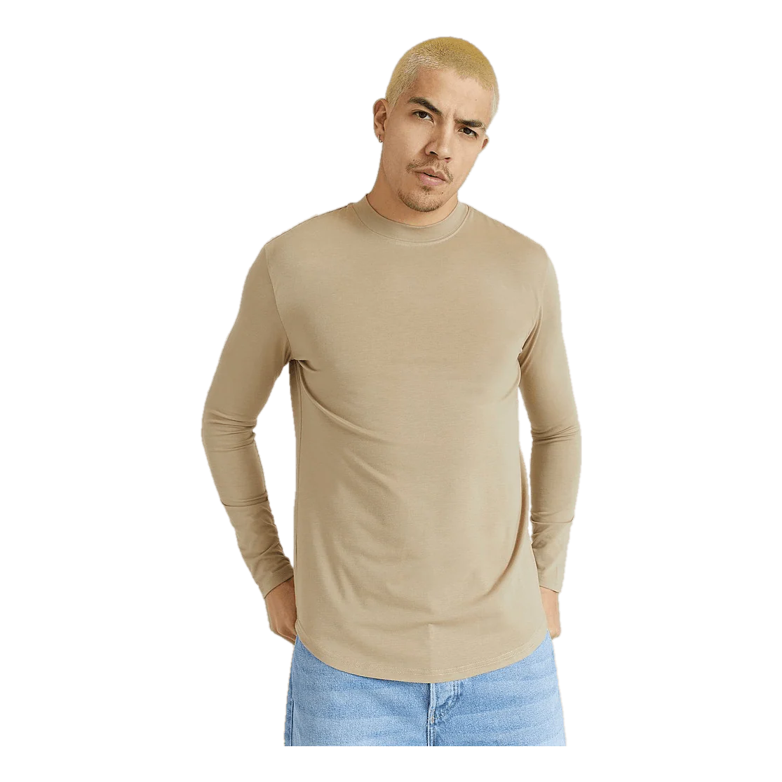 Slim Ls Tee Nougat - Image 5