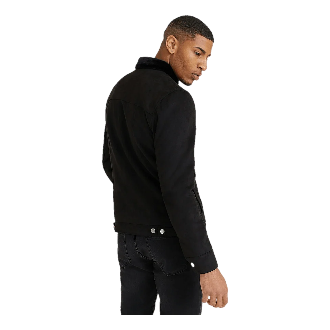 Teddy Trucker Fake Suede Fur - Image 2