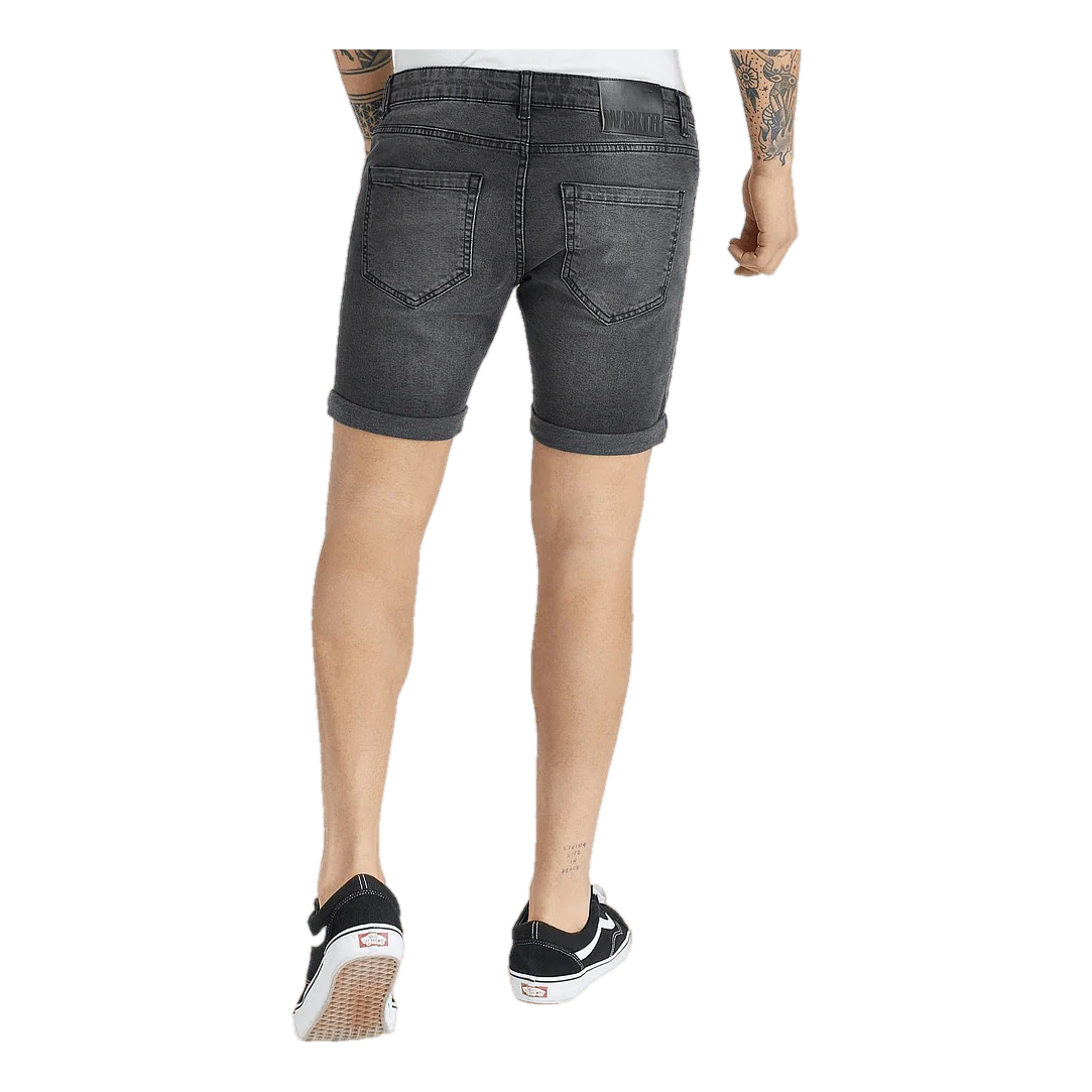 Toby Skinny Fit Shorts  Rip - Image 2