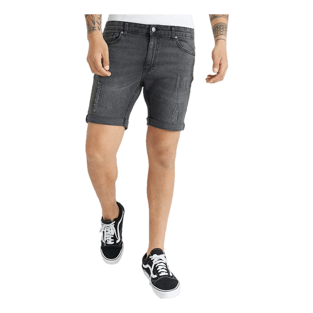 Toby Skinny Fit Shorts  Rip - Image 3